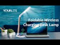 Yourlite foldable wireless charging desk lamp  multiple functions