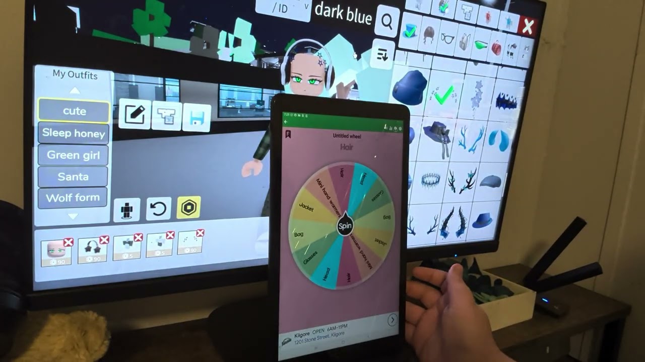 The magic wheel of wonders picks my outfit 