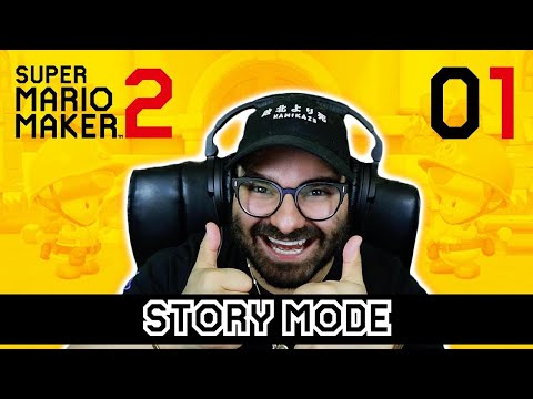 SUPER MARIO MAKER 2 STORY MODE LIVE 01 - SUPER MARIO MAKER 2 STORY MODE LIVE 01