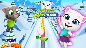 "Beating the High Score: My Epic Run in Talking Tom Gold Run": Part 6
