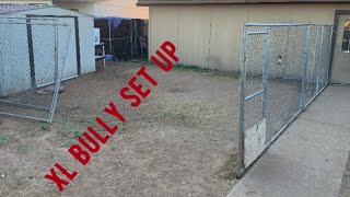 My American Bully Kennel Set Up pt.1