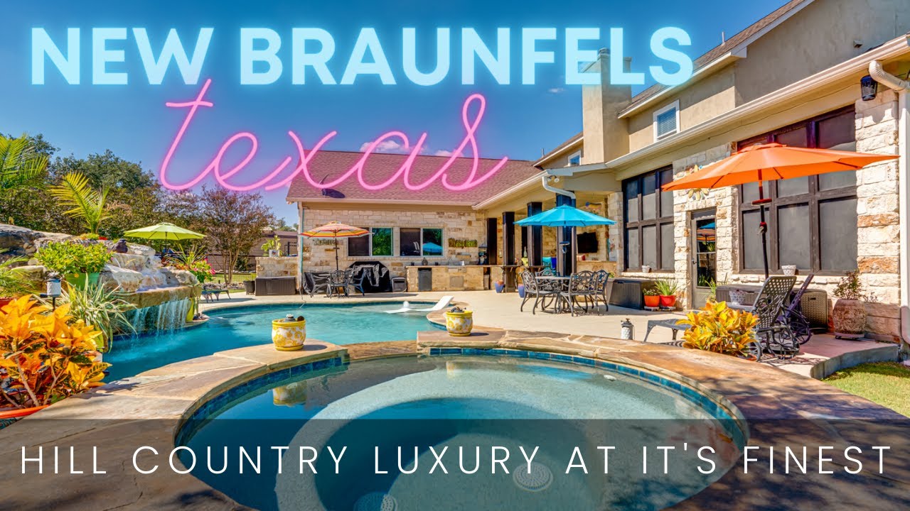 SOLD!! New Braunfels TX Luxury At It's Finest! Custom Home on 10 Acres