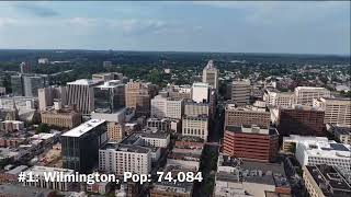 Top 5 Cities in Delaware by Population (Stats in Description)
