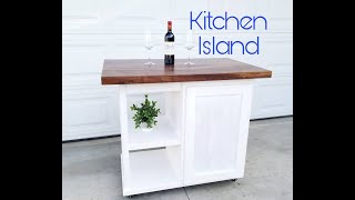 diy mini kitchen island by caliwood specialty