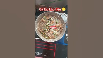 Cá lóc đồng kho tiêu, Hành, ớt, siêu ngon 🤤