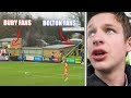 BURY FANS RUN INTO BOLTON END! | FGR vs Bury VLOG