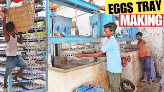 How to make Egg TRUNK from recycled paper JOE EGGS CARTON Manufacturing / Small Scale Industries
