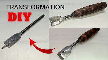 DIY .. making a simple spoon carving knife that Anyone can make