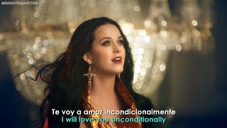 Katy Perry - Unconditionally // Lyrics + Español // Video Official