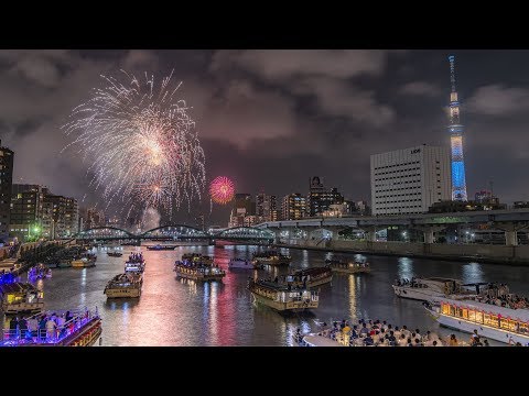 [4K] 2019 隅田川花火大会 Sumida River Fireworks