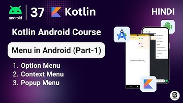 Option Menu in Android Studio Tutorial 2025 | How to create option menu in Android using kotlin ?
