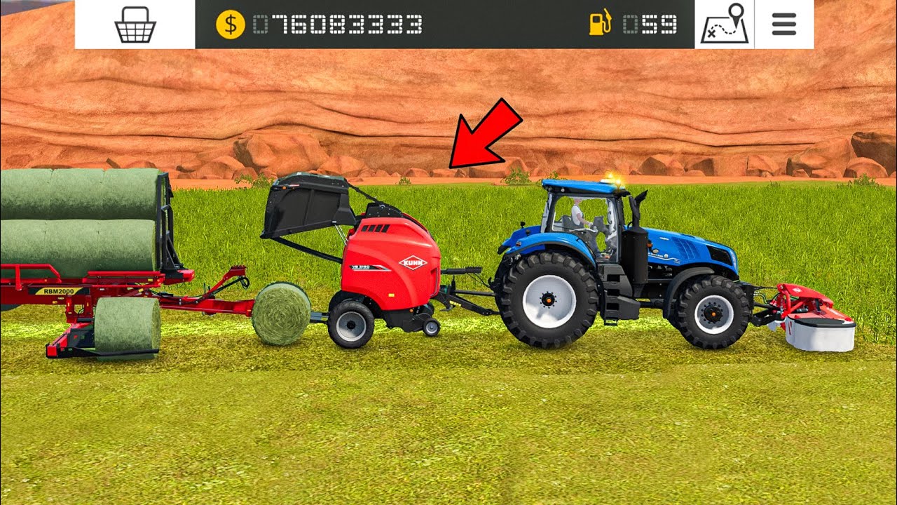 Сбор круглых тюков и новый пресс-подборщик в FS18 | Многопользовательский режим FS18 | Таймлапс |