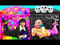 ベッドの下の秘密の部屋と Wednesday Addams | 面白い瞬間 BaRaDa Gold Challenge