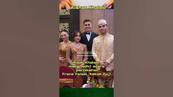Aishar di pernikahan Frans Faisal #aisarkhaled #fuji #fransfaisal #youtubeshorts #shorts