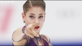 スライドショー・紀平2位、コストルナヤが優勝　フィギュアNHK杯女子