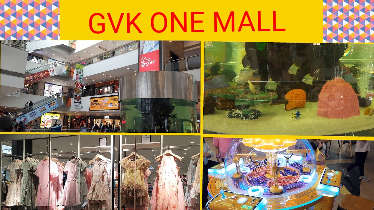 GVK One Mall GVK One Shopping Hyderabad Mall Banjara Hills vlog