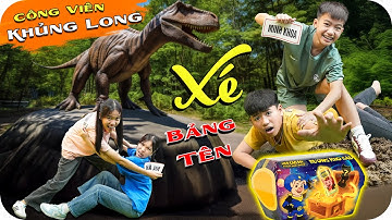 Đuổi Bắt Trong Công Viên Khủng Long - Săn Heo Cao Bồi Rương Kho Báu | Min Min TV Minh Khoa