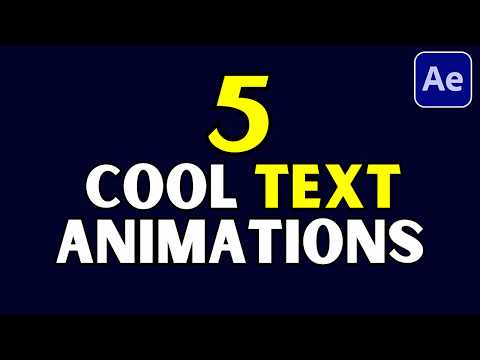 5 Text Animations