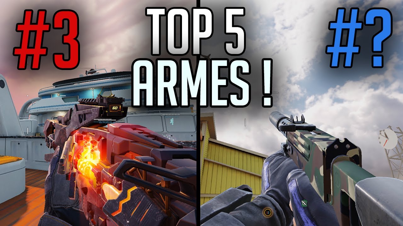 TOP 5 MEILLEURES ARMES SUR COD MOBILE FR Pour Monter