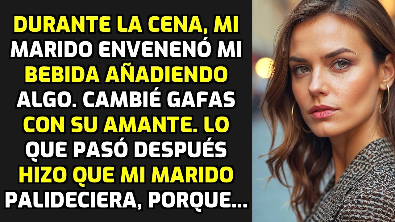Durante La Cena, Mi Marido Envenenó Mi Bebida; Intercambié Tazas Con Su Amante Y... HISTORIAS VIDA