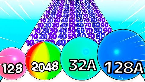 Ball Run 🏐 2048 game play no 83।।Infinity Run game।।gaming video।। #ballrun2048 #ballrun #gaming