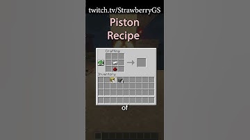 Piston - Short Shorts by StrawberryGS - Minecraft Crafting Recipe