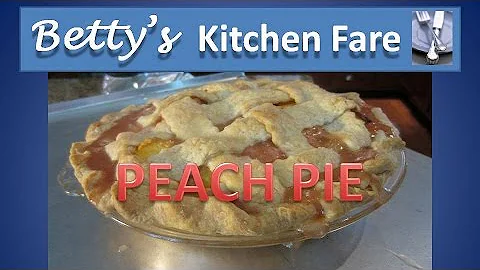 Deliziosa crostata di pesche di Betty - Un'autentica ricetta estiva!