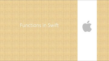 Functions In Swift