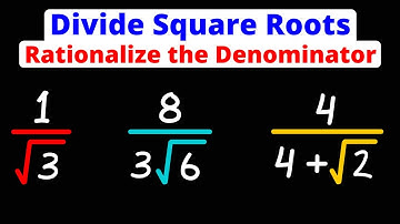 Dividing by a Square Root | Rationalizing the Denominator | Eat Pi