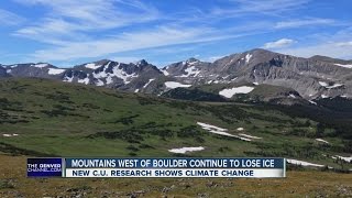 Mountains west of Boulder continue to lose ice