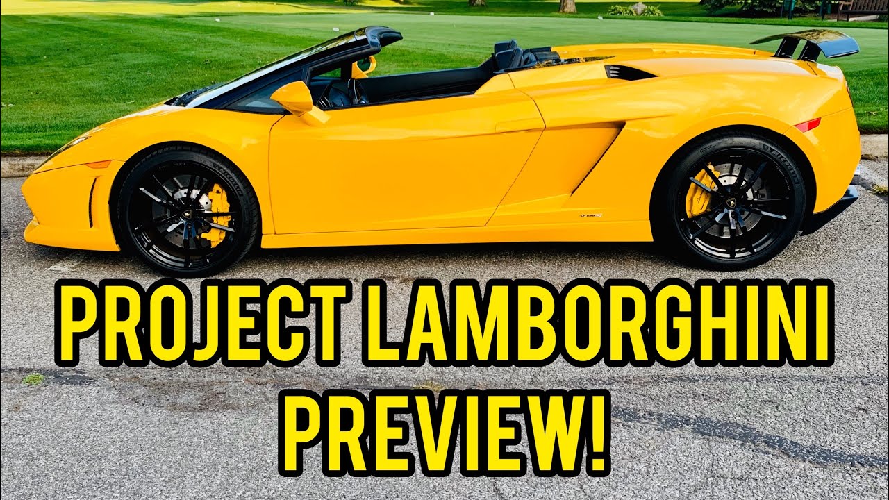 Project Lamborghini Gallardo LP560 preview - YouTube