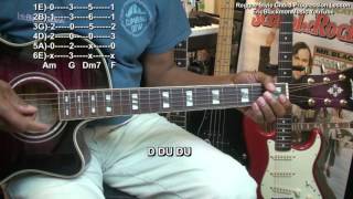 Easy Reggae Guitar Chord Progression Lesson Tutorial EEMusicLIVE