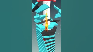 Stack ball game 🎯103 level complete| #stackball #shorts ✅