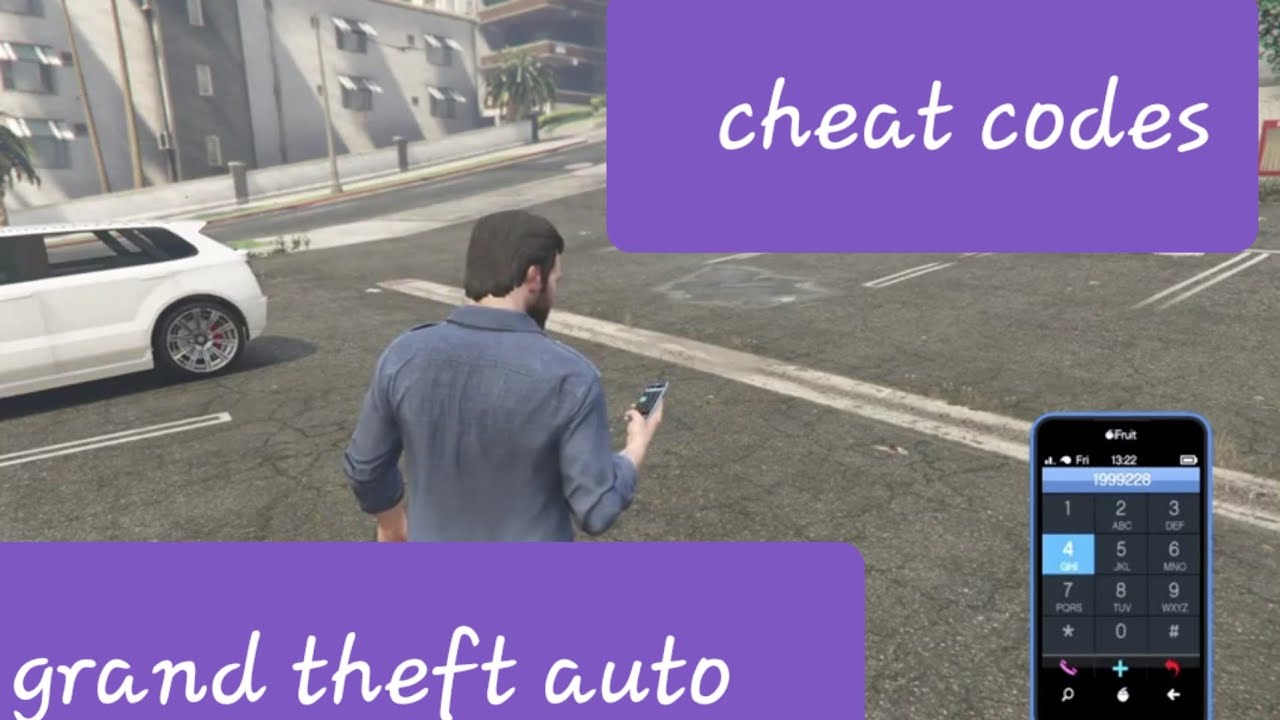 GTA V cheat codes for PS4