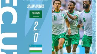 ملخص مباراة #السعودية وأوزباكستان 2-0 اليوم - نهائى كأس آسيا تحت 23 سنة - اهداف مباراة السعودية