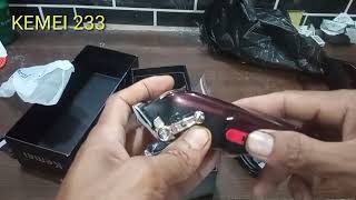 Unboxing mesin cukur elektrik merk kemei barbershop