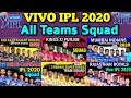 IPL 2020 | All Teams Probable Squad | CSK, KKR, RCB, KXIP IPL 2020 Squad | All Squad