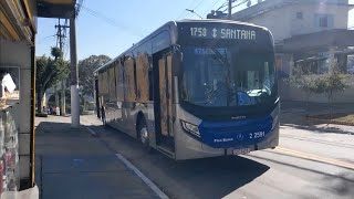 Linha 1758 | do Jd. Peri à Santana no novo Caio Millenium V O-500U da Sambaíba