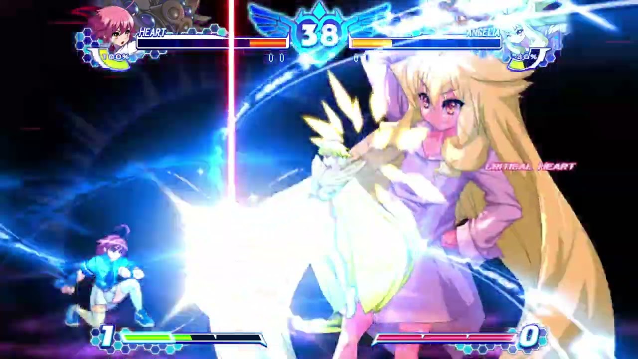 Astroy Plays Arcana Heart 3 (Boss Angelica battle)