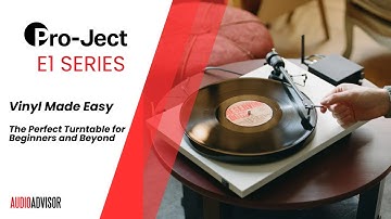 Pro-Ject E1 Turntable Series: Easy Setup, Stunning Sound, and Bluetooth Magic