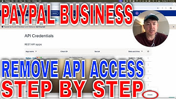 ✅ Hoe u API-toegang van uw PayPal-bedrijfsaccount verwijdert 🔴