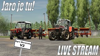 Jaro je tu! - Farming Simulator 22 - Agro Moravany V2 - Live stream