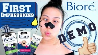 BIORÉ | Charcoal | First Impressions | Demo ✓
