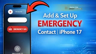 إضافة وإعداد جهة اتصال للطوارئ (SOS) على سلسلة iPhone 17 screenshot 5