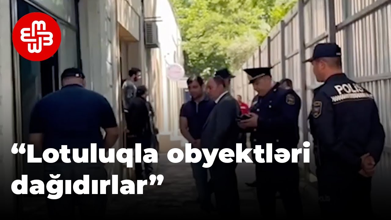 Prezident keçən yolda söküntü: “Lotuluqla obyektləri dağıdırlar”