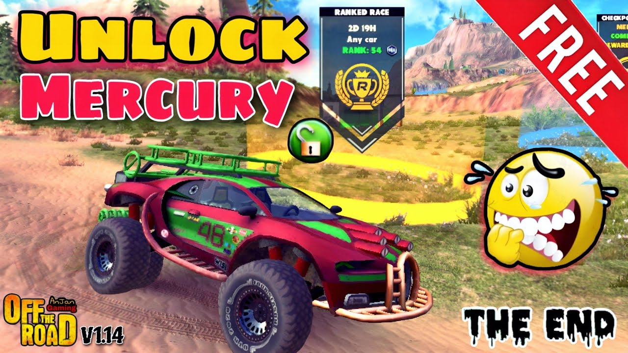 Off The Road Ranked Race Unlock  Mercury for free finish soon 😍🤔|| Otr Mercury RR Only  2 Days left😍