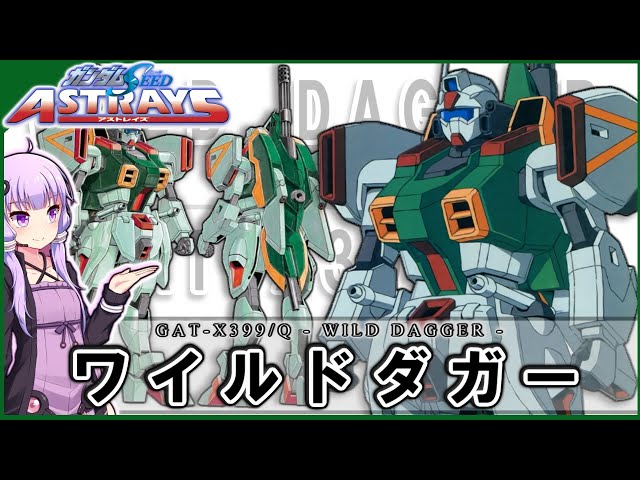 機動戦士ガンダムSEED ASTRAY】GAT-X399/Q ワイルドダガー - YouTube