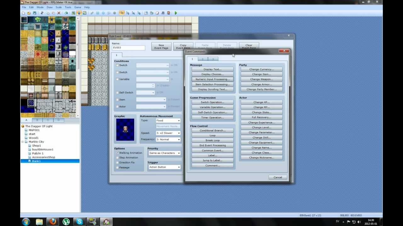 Rpg Maker Vx Ace - Tutorial Part 7 (1/2) - YouTube