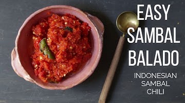 Easy Sambal Balado (Indonesian Sambal Chili Sauce