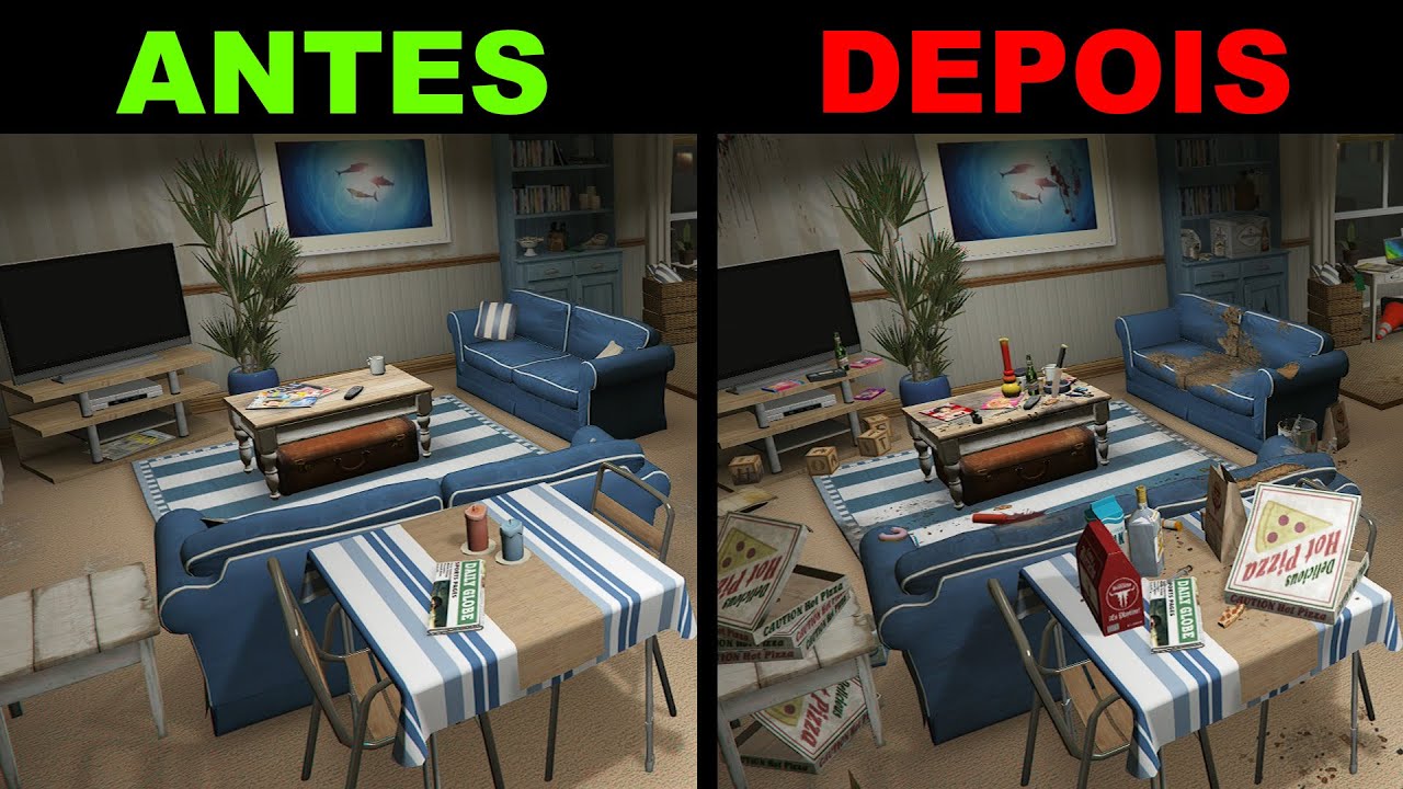 MUDANÇAS nos INTERIORES do GTA 5 - (Grand Theft Auto V) - YouTube
